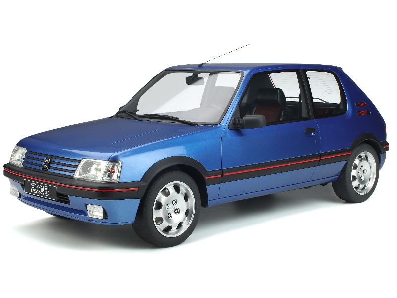 PEUGEOT 205 GTI 1.9L BLEU MIAMI GT SPIRIT 1/8°