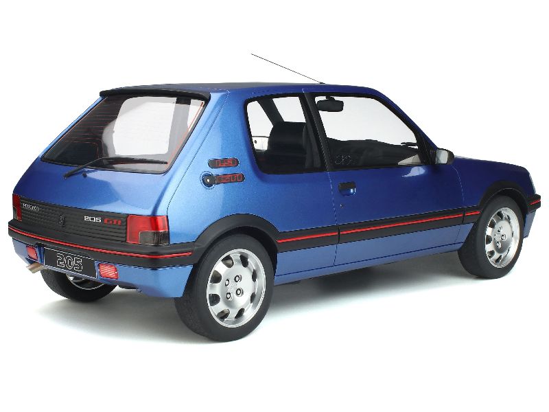 PEUGEOT 205 GTI 1.9L BLEU MIAMI GT SPIRIT 1/8°