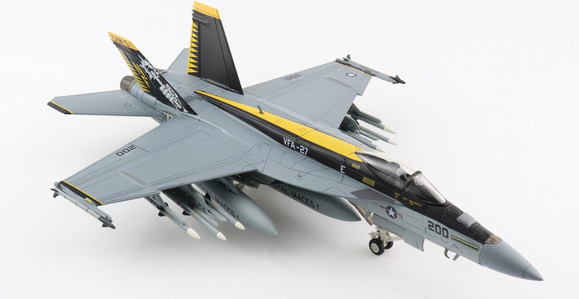 F/A 18E SUPER HORNET VFA-27 2015 HOBBY MASTER 1/72°