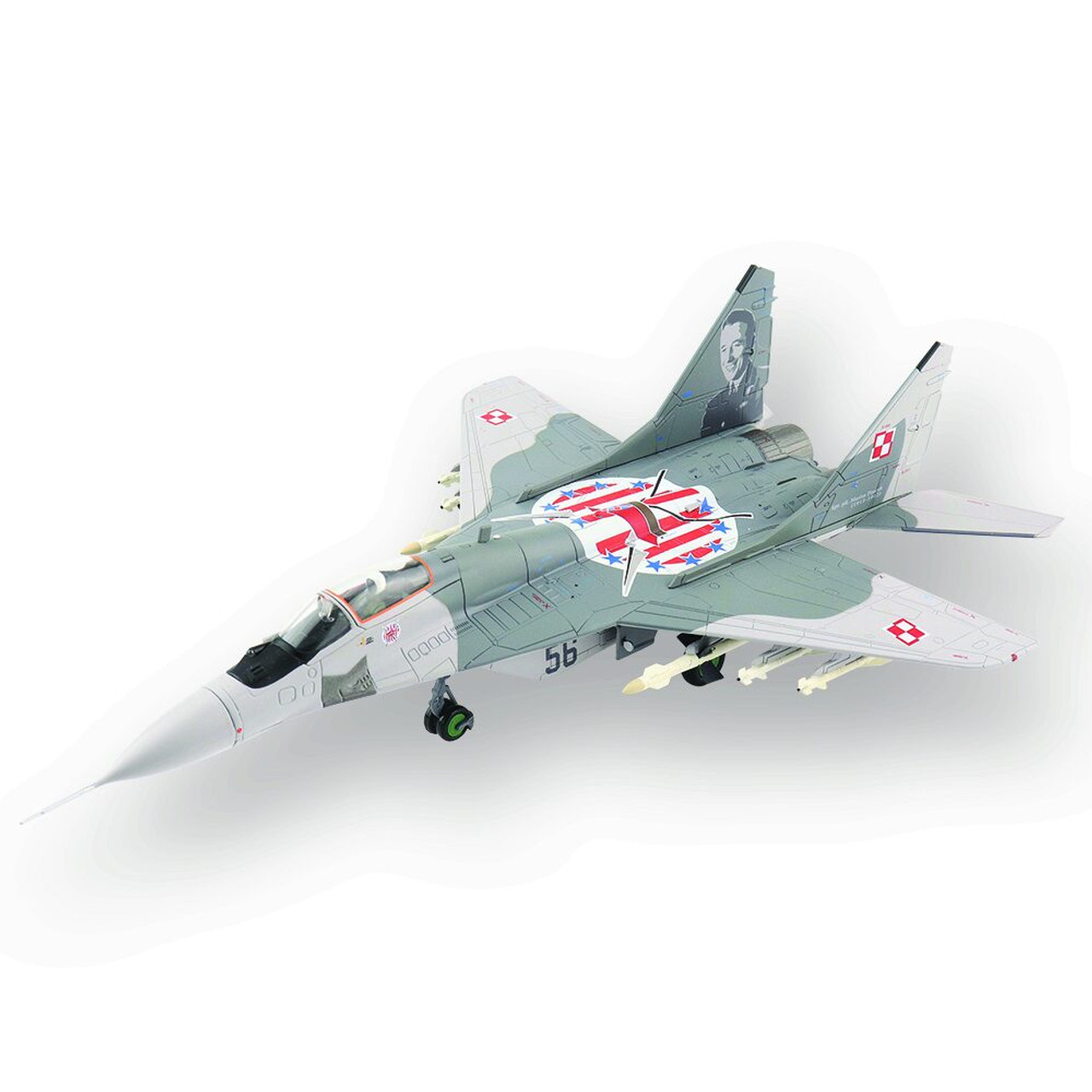 MIG-29 FULCRUM FIGHTER AIRCRAFT HOBBY MASTER 1/72°