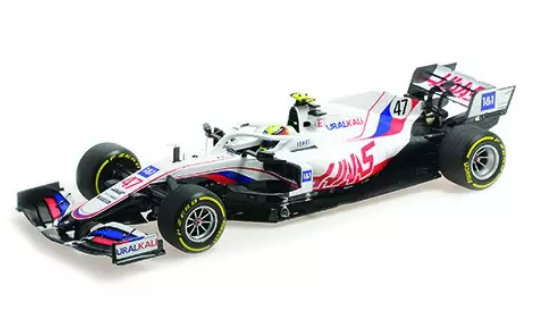 HAAS F1 VF-21 SCHUMACHER BAHRAIN 2021 MINICHAMPS 1/18°