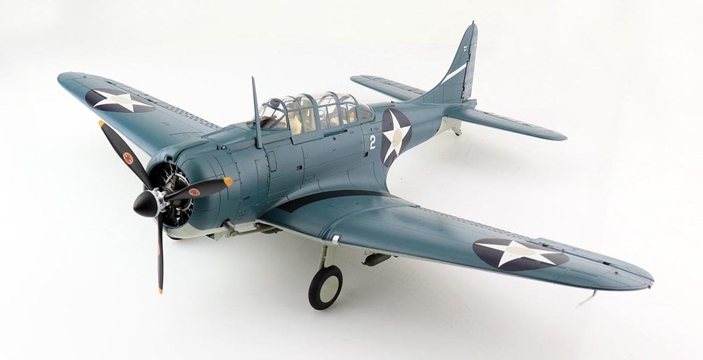 DOUGLAS SBD DAUNTLESS "BATTLE OF MIDWAY" HOBBY MASTER 1/32°