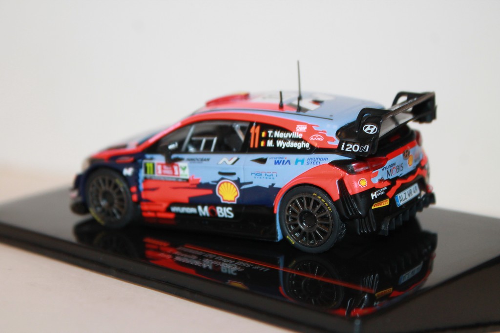 HYUNDAI I20 COUPE WRC #11 T. NEUVILLE - M. WYDAEGHE RALLY YPRES 2021 IXO 1/43°