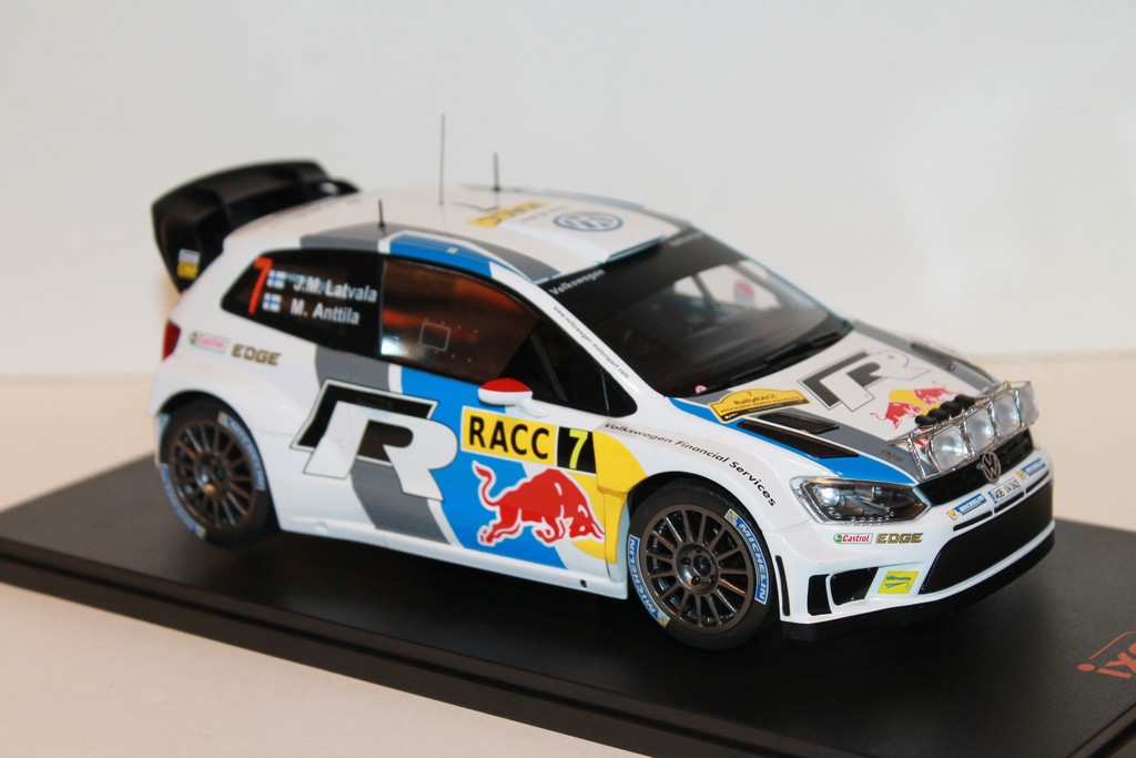 VOLKSWAGEN POLO R WRC #7 RALLY CATALUNYA 2013 IXO 1/18°