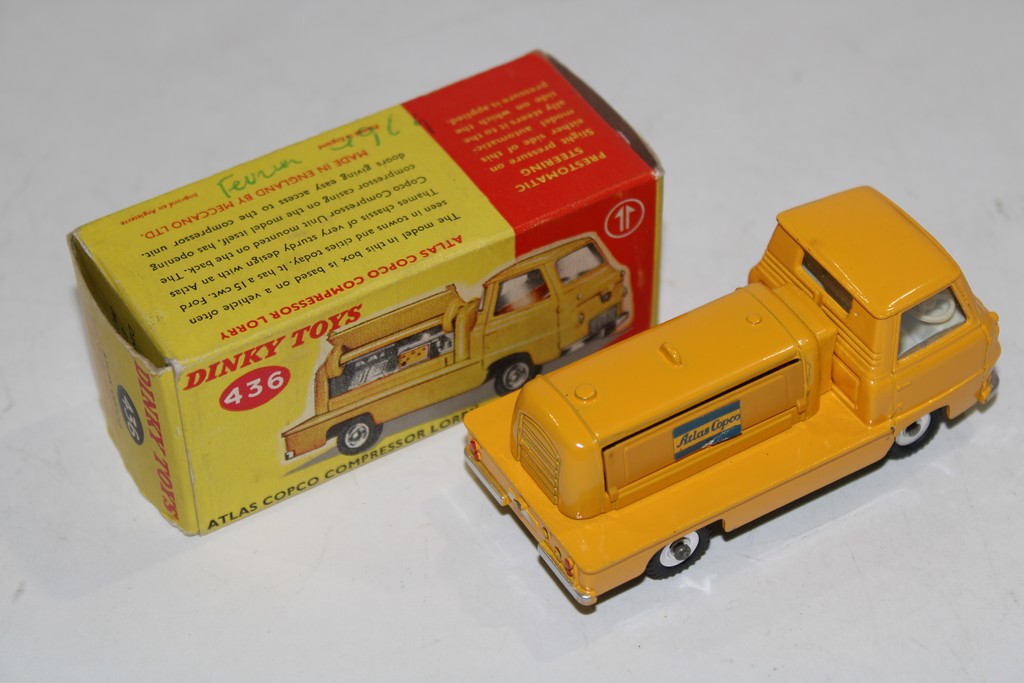 ATLAS COPCO COMPRESSOR LORRY 1960 DINKY TOYS 1/43°