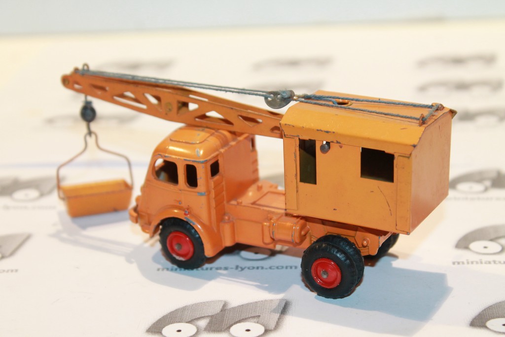 RENAULT 120CV CAMION GRUE ET GODET ORANGE CIJ 1/43°
