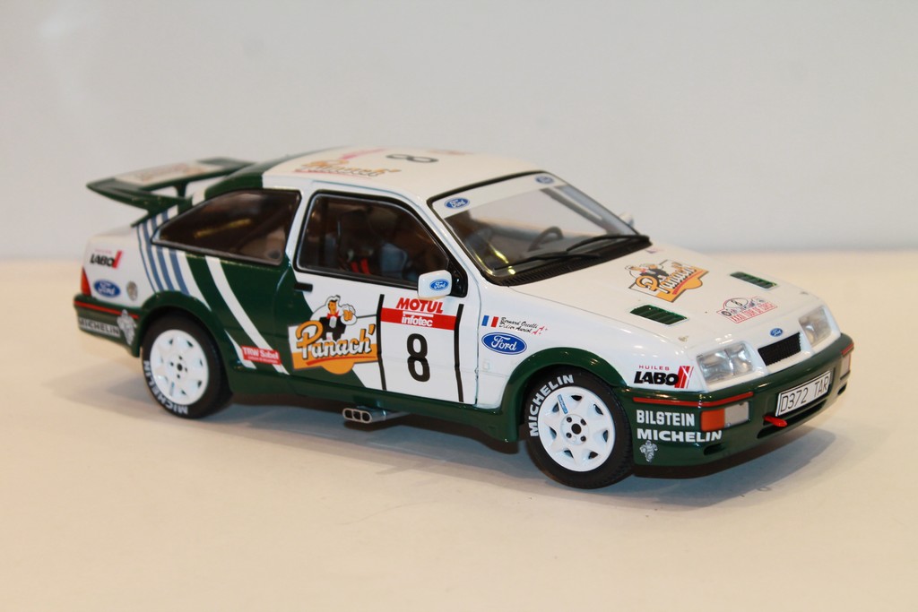 FORD SIERRA RS COSWORTH N°8 TOUR DE CORSE SOLIDO 1/18°
