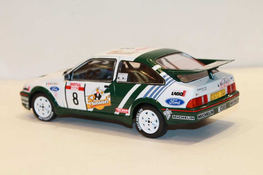 FORD SIERRA RS COSWORTH N°8 TOUR DE CORSE SOLIDO 1/18°