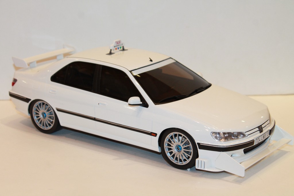 PEUGEOT 406 TAXI WHITE OTTOMOBILE 1/12°