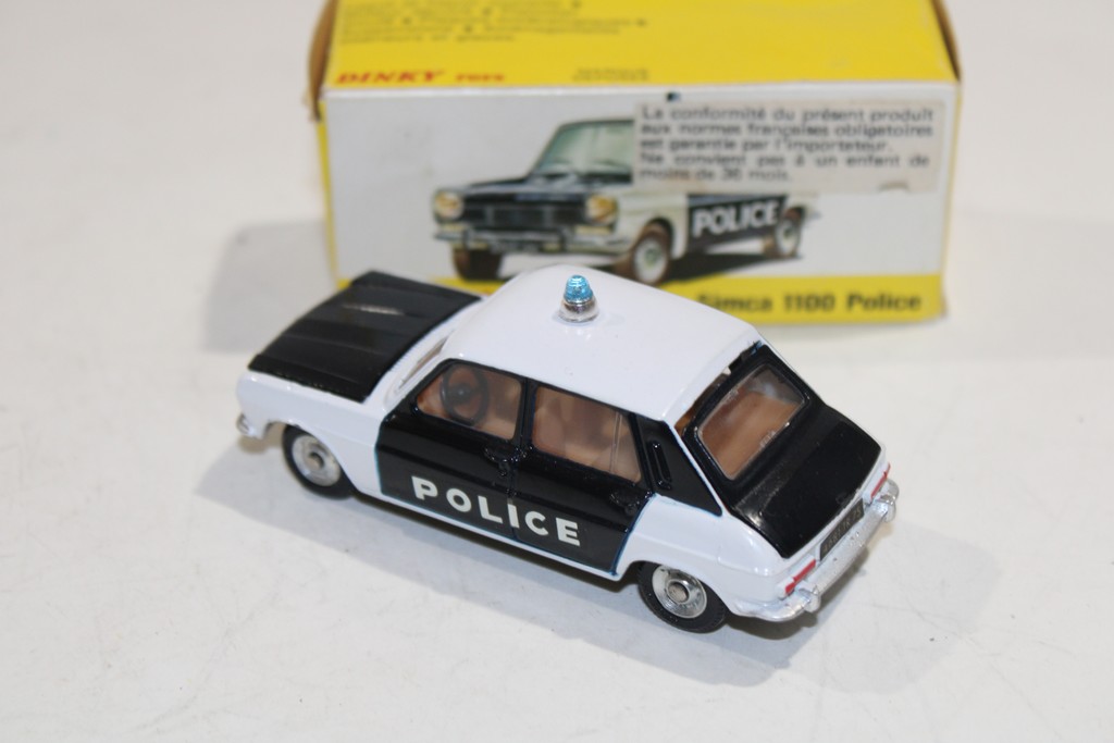 SIMCA 1100 POLICE DINKY TOYS 1/43°