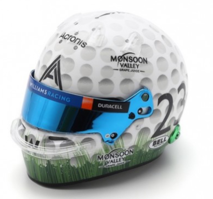 ALEXANDER ALBON 2023 SPARK HELMET 1/5