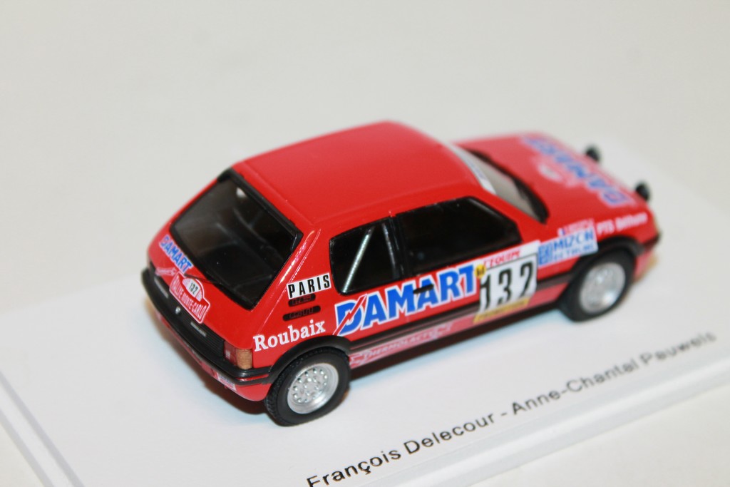 PEUGEOT 205 GTI N°132 RALLYE MONTE CARLO 1986 SPARK 1/43°