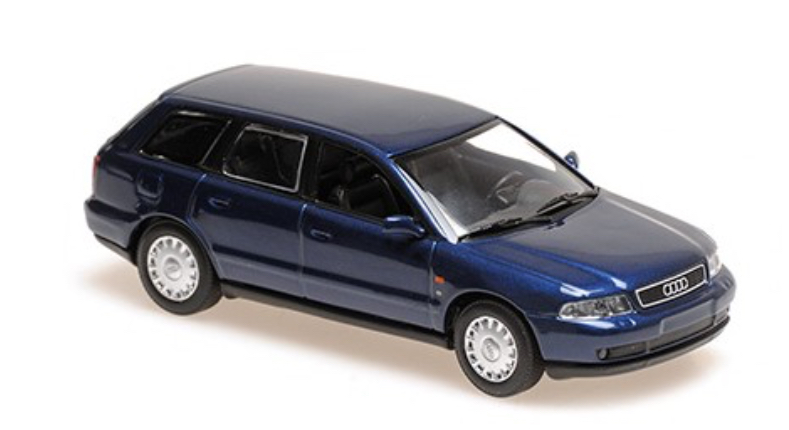 AUDI A4 AVANT 1995 DARK BLUE MINICHAMPS 1/43
