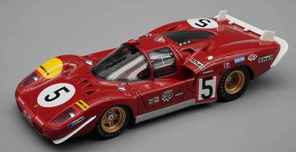 JOUET ANCIEN JOUSTRA 3010 FERRARI GRAND VOLANT TYPE 512S VERS 1970