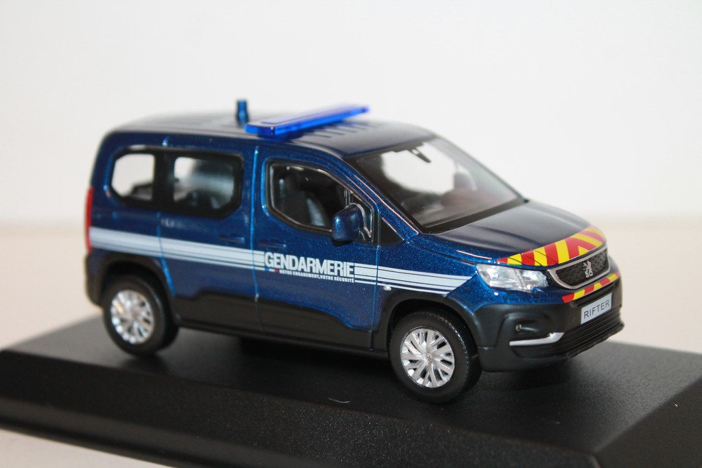 PEUGEOT RIFTER 2019 GENDARMERIE NOREV 1/43°