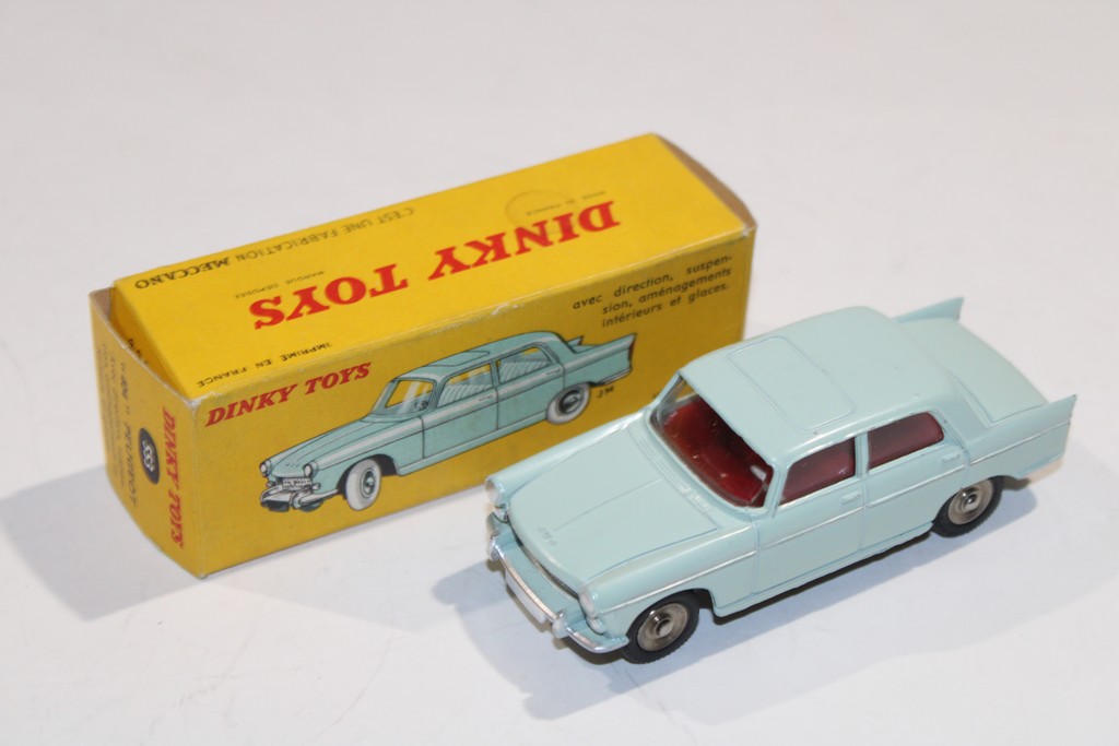 PEUGEOT 404 BLEU CIEL 1964 DINKY TOYS 1/43°