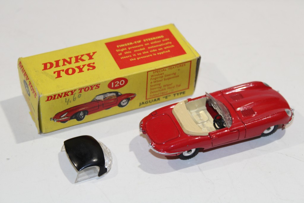 JAGUAR TYPE E ROUGE DECAPOTABLE 1965 DINKY TOYS 1/43°