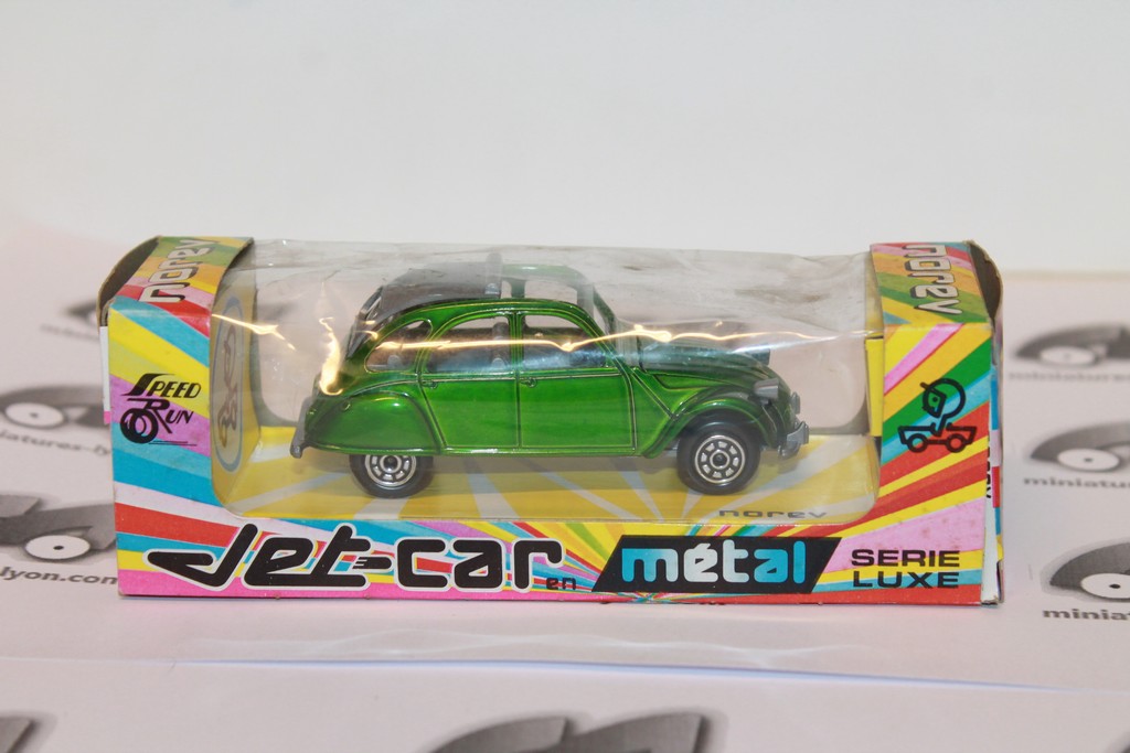 CITROEN 2CV 6 GREEN NOREV JET CAR 1/43°