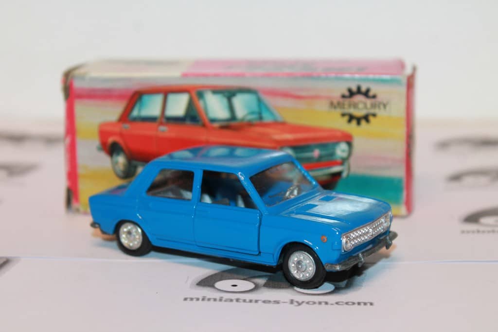 FIAT 128 BERLINA BLEUE MERCURY 1/43°