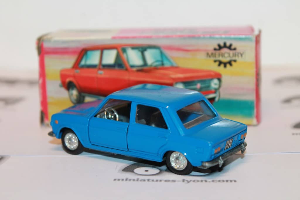 FIAT 128 BERLINA BLEUE MERCURY 1/43°