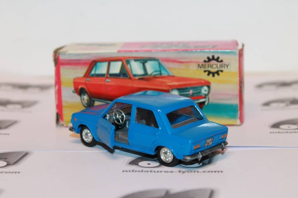 FIAT 128 BERLINA BLEUE MERCURY 1/43°