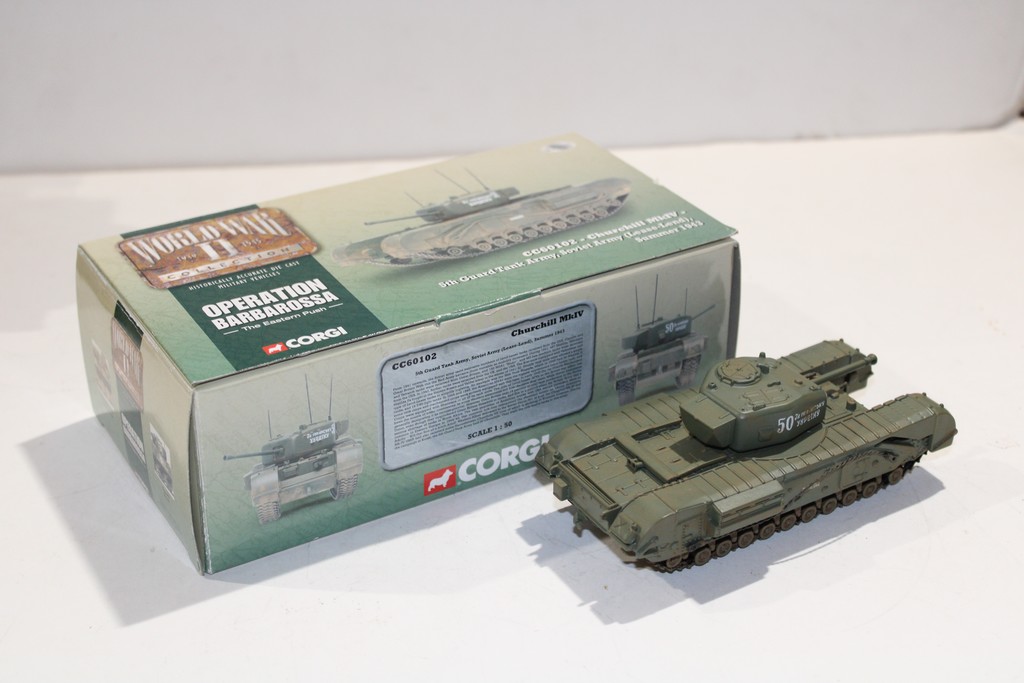 CHURCHILL MKIV 5TH GUARDE DE L'ARMEE ROUGE 1943 CORGI 1/50°