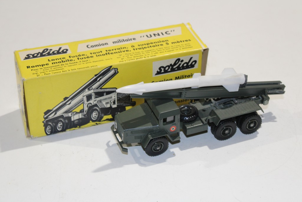 UNIC SAHARA LANCE FUSEE 1960 SOLIDO 1/50°