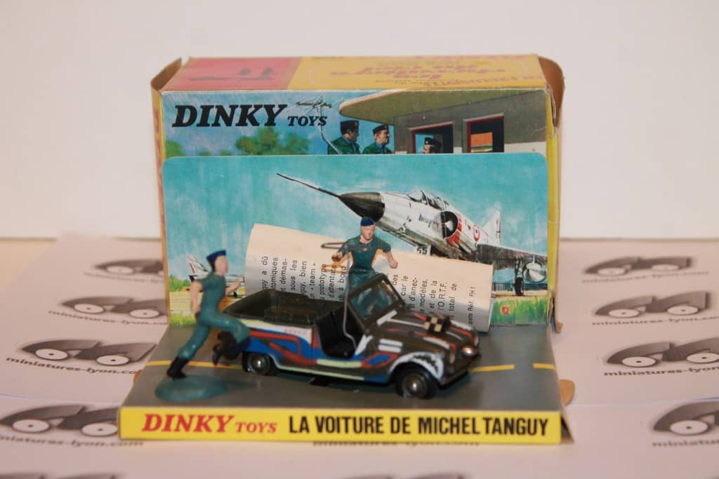 Dinky toys boîte repro 1406 renault 4x4 sinpar michel tanguy chevaliers du ciel