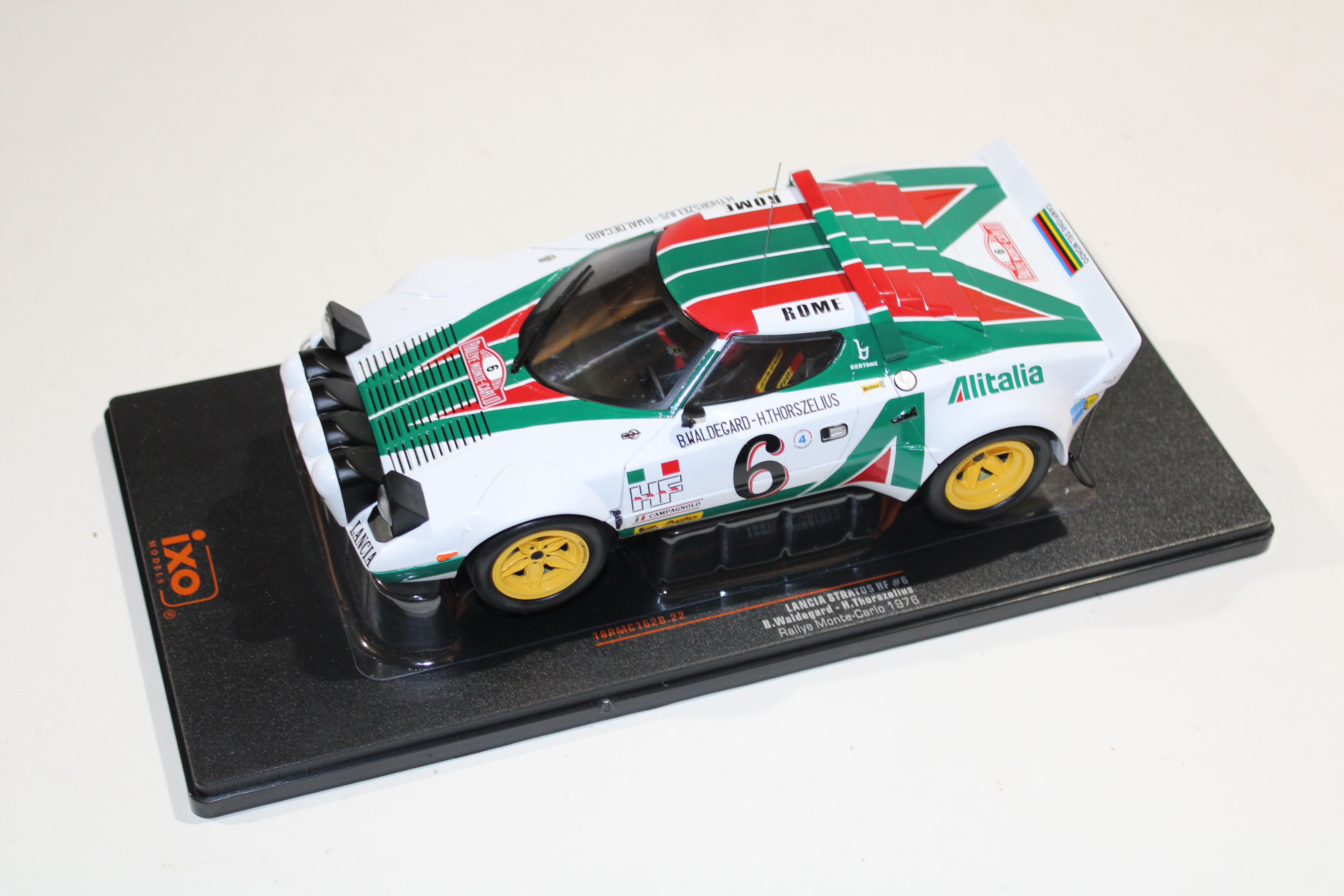 LANCIA STRATOS HF #6 RALLYE MONTE-CARLO 1976 IXO 1/43°