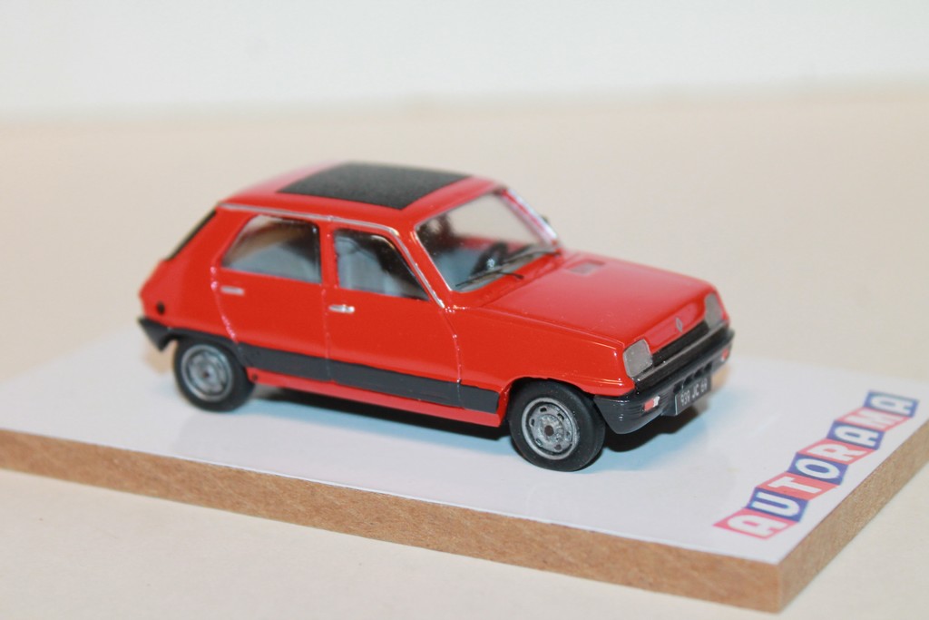 RENAULT 5 GTL 5p TO 1980 ROUGE 705 AUTORAMA 1/43°
