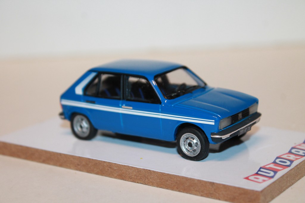 PEUGEOT 104 S 1980 BLEU IBIS AUTORAMA 1/43°
