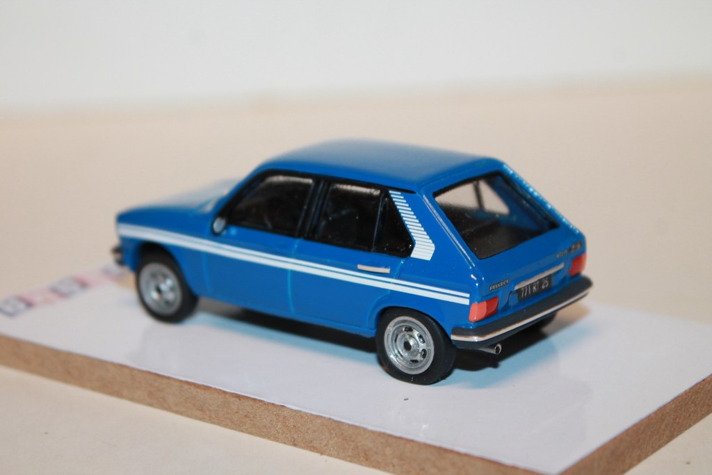 PEUGEOT 104 S 1980 BLEU IBIS AUTORAMA 1/43°