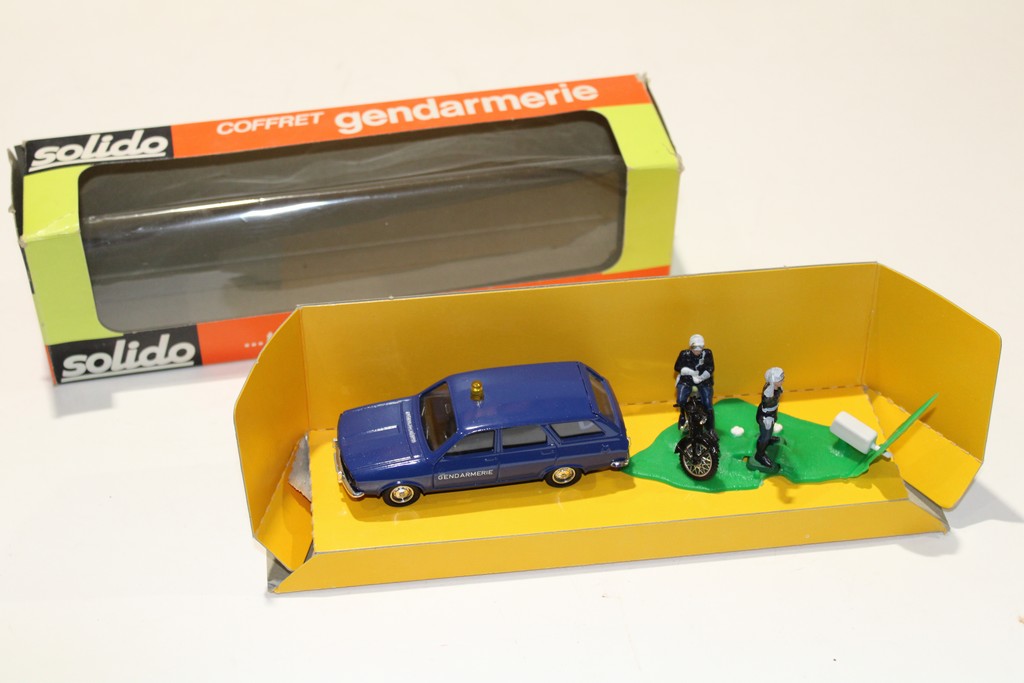 COFFRET GENDARMERIE 1970 SOLIDO 1/43°