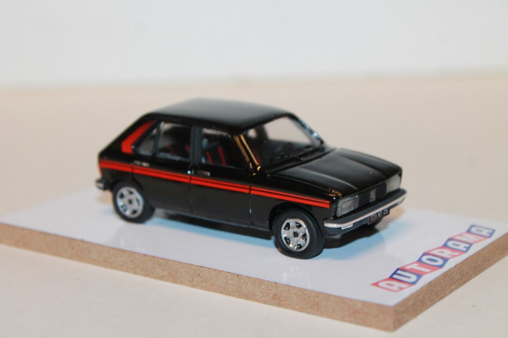 PEUGEOT 104 S 1980 BLACK AUTORAMA 1/43°