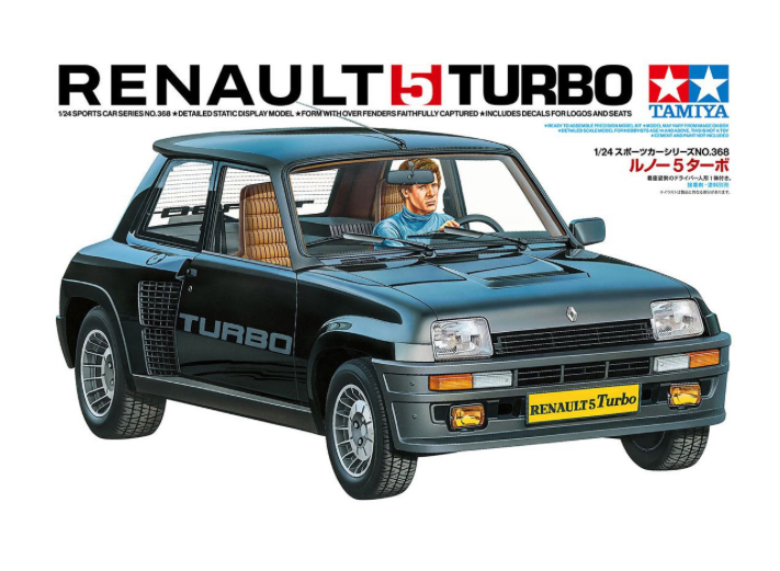 MODEL KIT RENAULT 5 TURBO TAMIYA 1/24