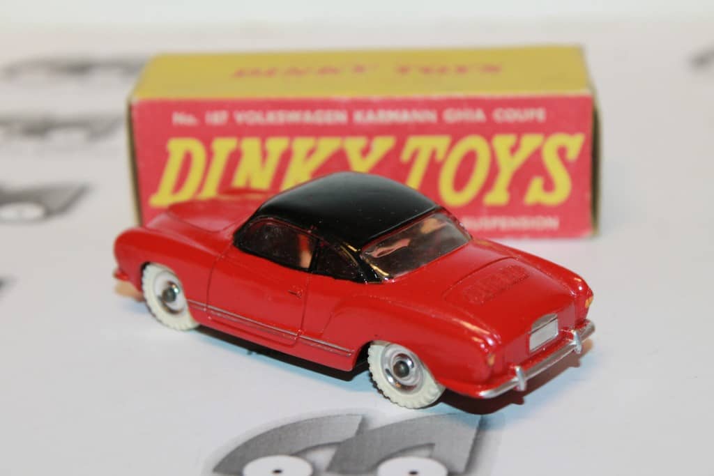 Dinky Toys Coupe Volkswagen Karmann Ghia 24M Meccano Jouet Ancien