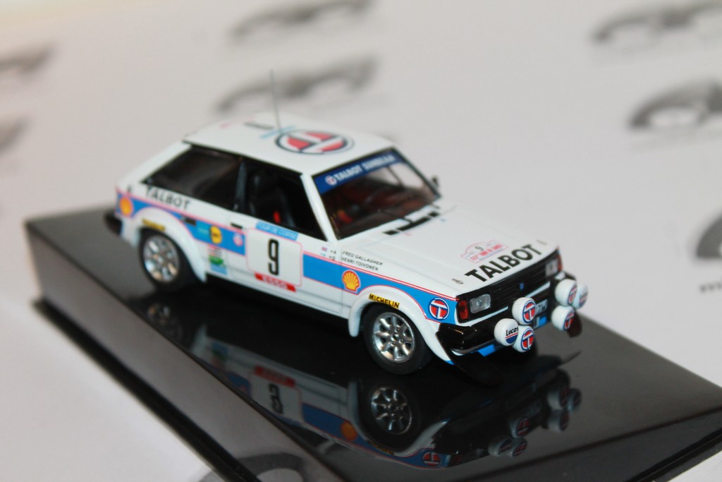 TALBOT SUNBEAM LOTUS N°9 TOUR DE CORSE 1981 IXO 1/43°