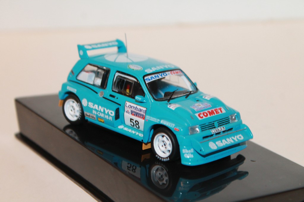 MG METRO GR4 N°58 RAC RALLY 1986 IXO 1/43°