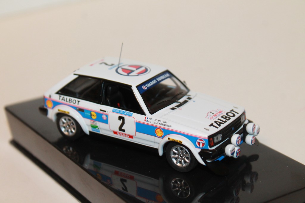 TALBOT SUNBEAM LOTUS N°2 TOUR DE CORSE 1981 IXO 1/43°