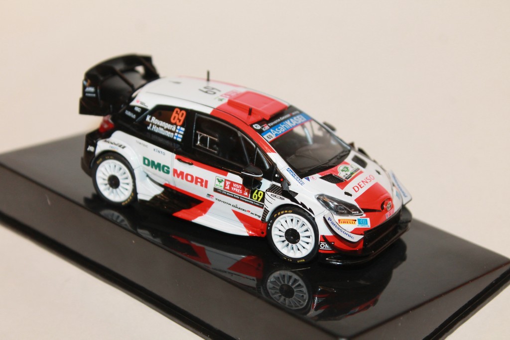 TOYOTA YARIS WRC N°69 2nd RALLY YPRES 2021 IXO 1/43°