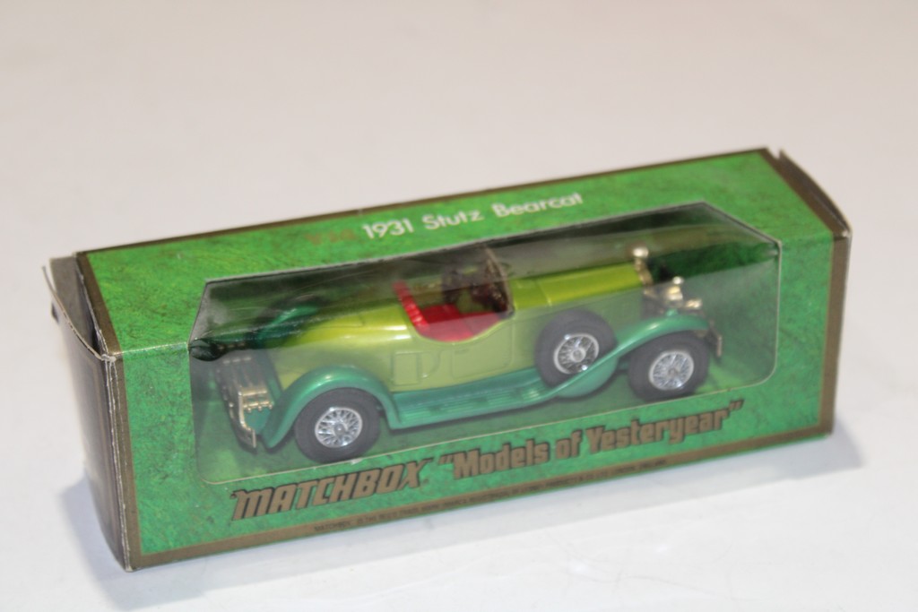 STUTZ BEARCAT VERT 1931 MATCHBOX 1/43°