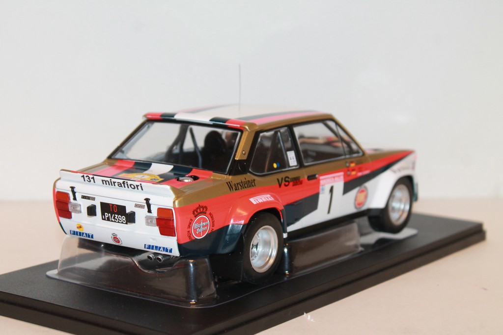 FIAT 131 ABARTH N°1 RALLY HUNSRUCK 1980 IXO 1/18°