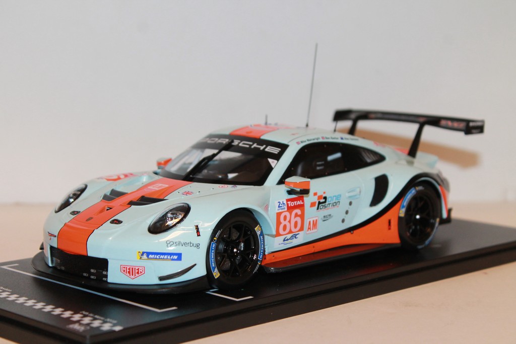 PORSCHE 911 RSR N°86 24H LM 2018 IXO 1/18°