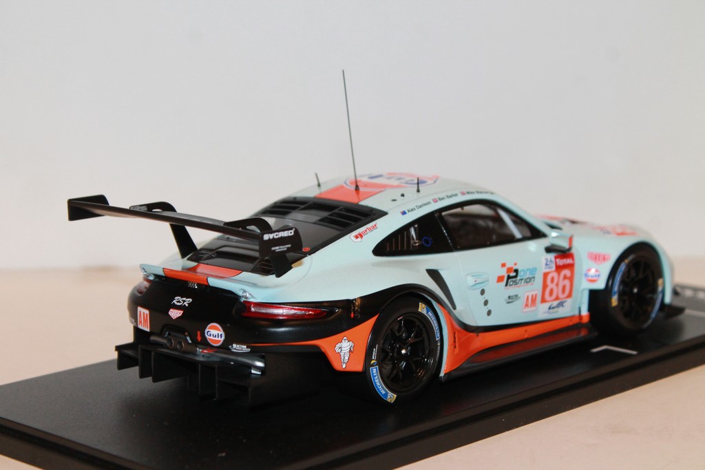 PORSCHE 911 RSR N°86 24H LM 2018 IXO 1/18°