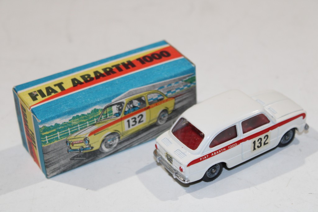 FIAT ABARTH 1000 BLANC 1963 MERCURY 1/43°