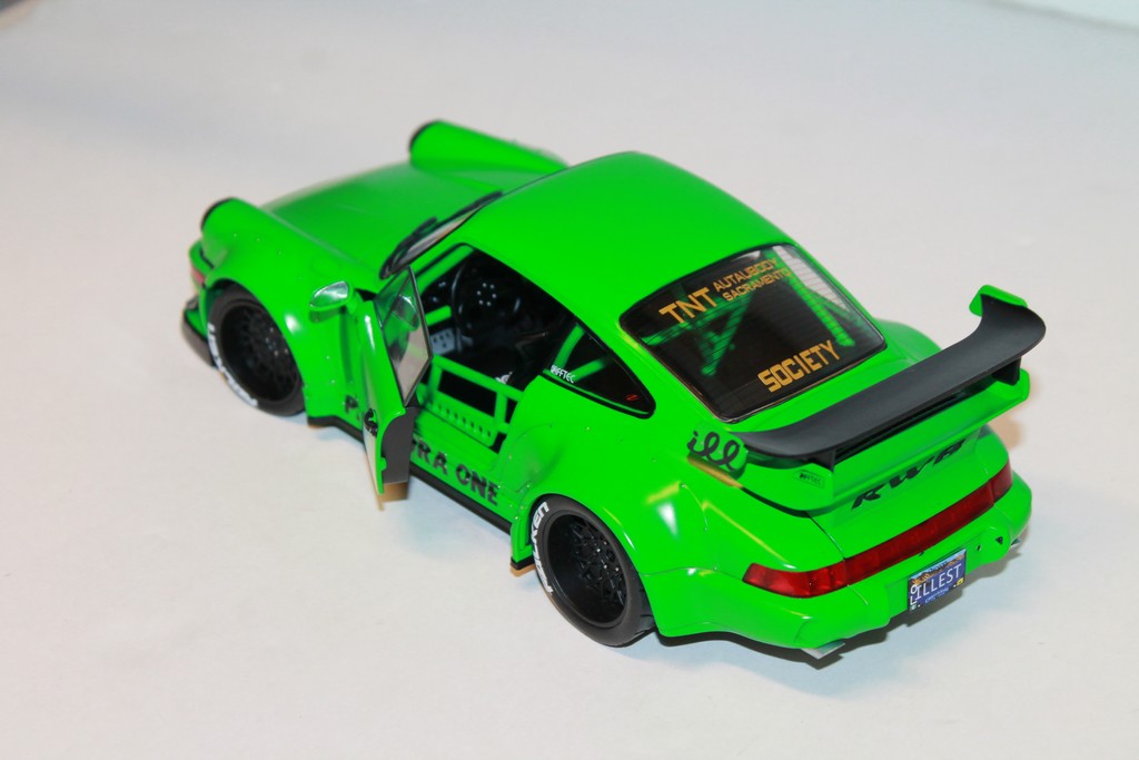 PORSCHE 964 RWB PANDORA ONE 2011 VERTE SOLIDO 1/18°