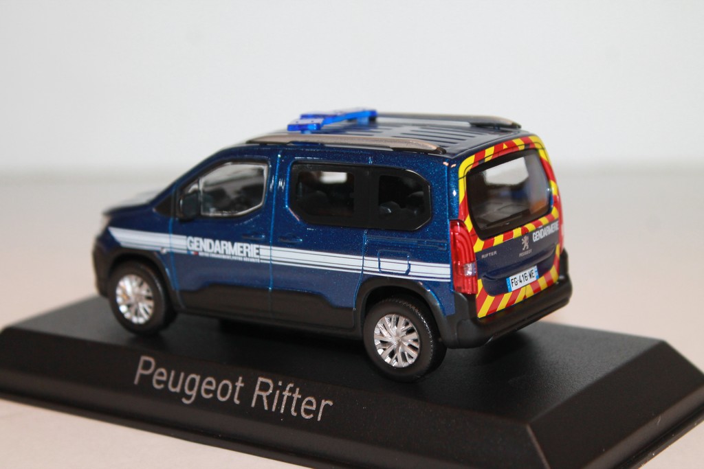 PEUGEOT RIFTER 2019 GENDARMERIE OUTREMER NOREV 1/43°