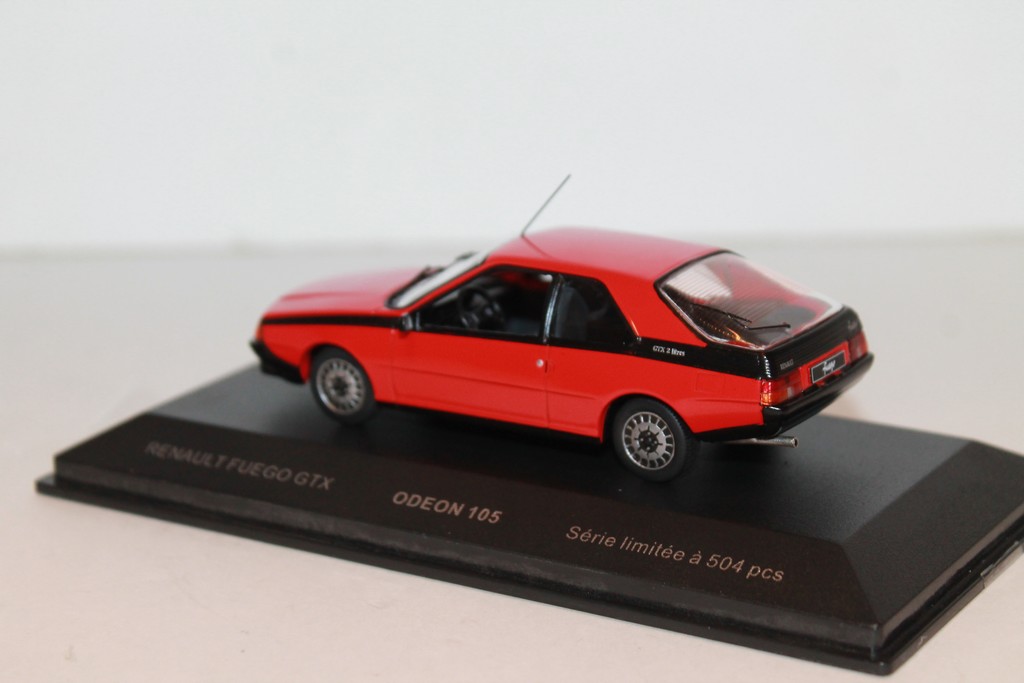RENAULT FUEGO GTX ROUGE ODEON 1/43°