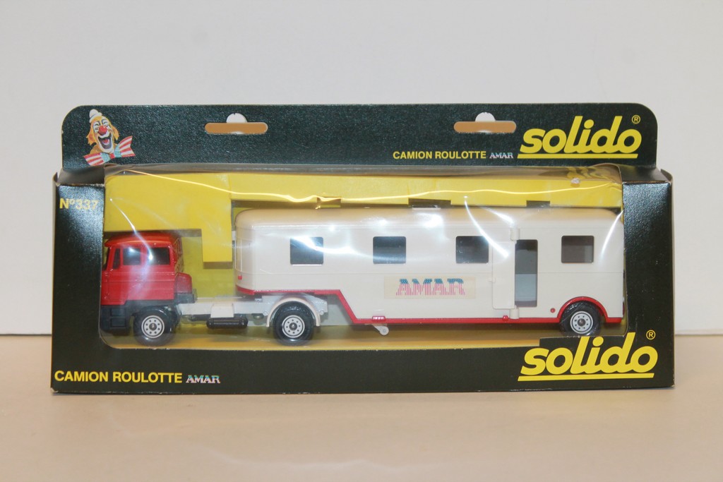 CAMION ROULOTTE CIRQUE AMAR SOLIDO 1/43°
