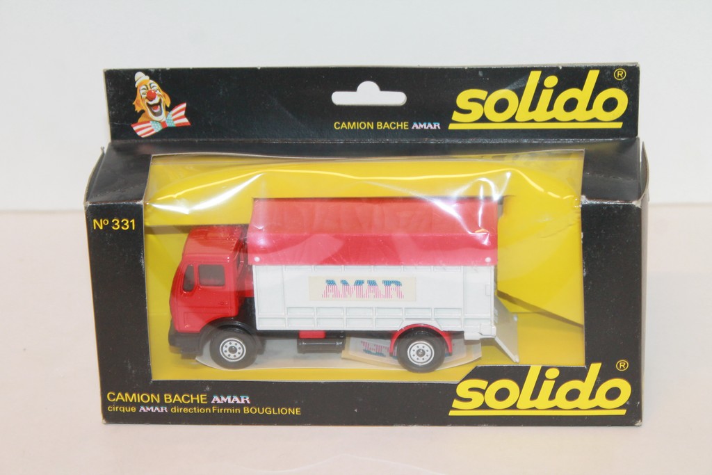 CAMION BACHE CIRQUE AMAR SOLIDO 1/43°